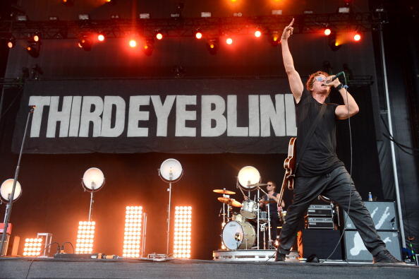 DOVER, DE - JUNE 21:  Stephan Jenkins of Third Eye Blind performs onstage during day 3 of the Firefly Music Festival on June 21, 2014 in Dover, Delaware.  (Photo by Theo Wargo/Getty Images for Firefly Music Festival)