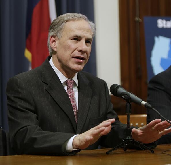 AUSTIN, TX -  FEBRUARY 18:  Texas Governor Greg Abbott speaks at a joint press conference February 18, 2015 in Austin, Texas.  The press conference addressed the United States District Court for the Southern District of Texas' decision on the lawsuit filed by a Texas-led coalition of 26 states challenging President Obama's executive action on immigration.  (Photo by Erich Schlegel/Getty Images)