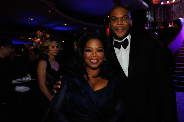 HOLLYWOOD - MARCH 07:  TV personality Oprah Winfrey and executive producer Tyler Perry attends the 82nd Annual Academy Awards Governor's Ball held at Kodak Theatre on March 7, 2010 in Hollywood, California.  (Photo by Kevork Djansezian/Getty Images)