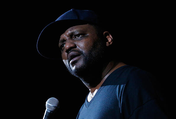 NEW YORK, NEW YORK - APRIL 01:  Aries Spears performs during Hot 97 Presents April Fools Comedy Show at The Theater at Madison Square Garden on April 1, 2016 in New York City.  (Photo by John Lamparski/Getty Images)