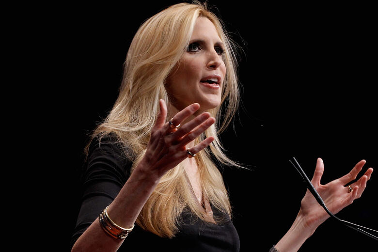 WASHINGTON, DC - FEBRUARY 10:  Conservative author and pundit Ann Coulter delivers remarks to the Conservative Political Action Conference (CPAC) at the Marriott Wardman Park February 10, 2012 in Washington, DC. Thousands of conservative activists are att