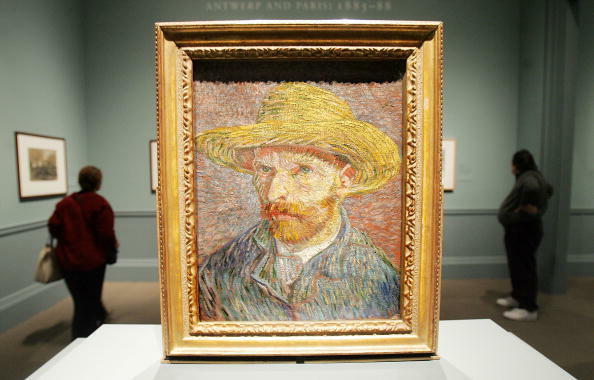 NEW YORK - OCTOBER 11:  Vincent Van Gogh's painting 