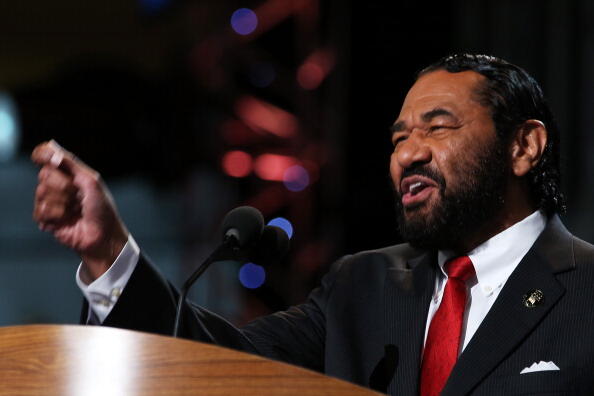 CHARLOTTE, NC - SEPTEMBER 05:  U.S. Rep. Al Green (D-TX) speaks during day two of the Democratic National Convention at Time Warner Cable Arena on September 5, 2012 in Charlotte, North Carolina. The DNC that will run through September 7, will nominate U.S