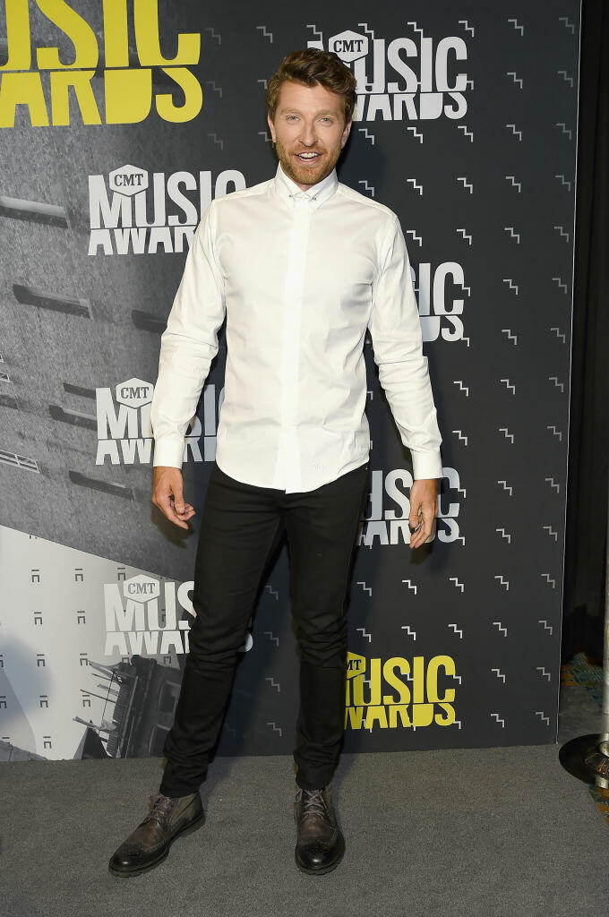 NASHVILLE, TN - JUNE 07: Singer-songwriter Brett Eldredge attends the 2017 CMT Music awards at the Music City Center on June 7, 2017 in Nashville, Tennessee.  (Photo by Rick Diamond/Getty Images for CMT)