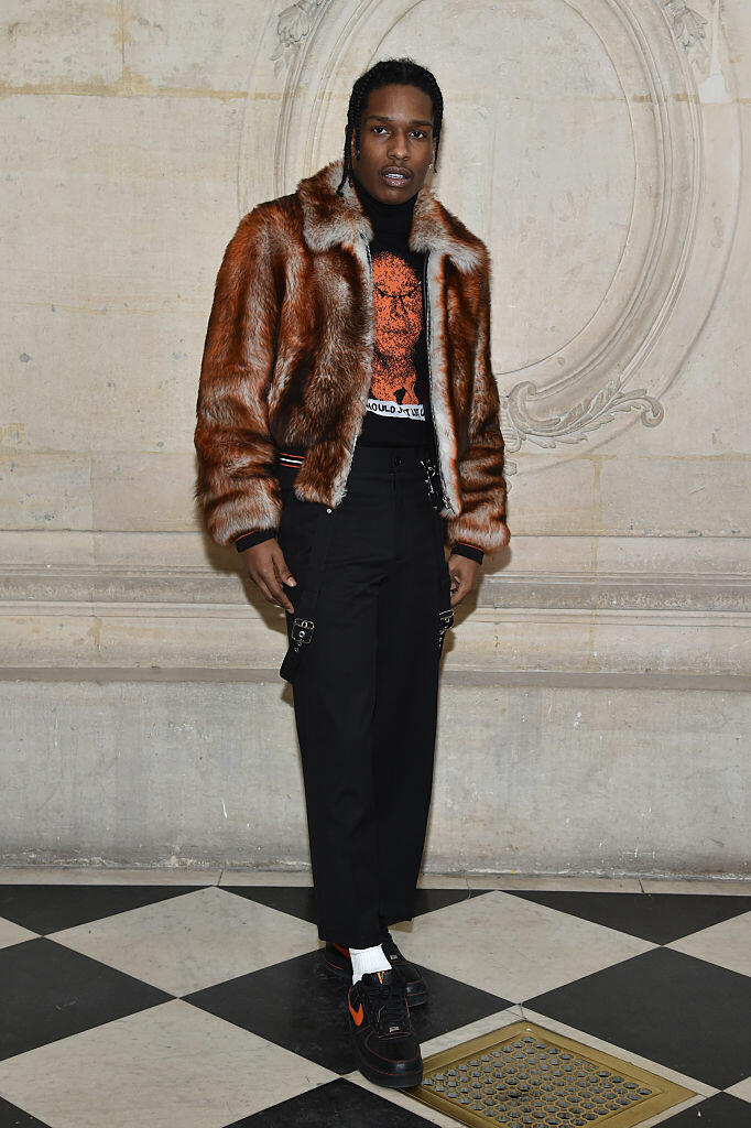 PARIS, FRANCE - JANUARY 23:  ASAP Rocky attends the Christian Dior  Haute Couture Spring Summer 2017 show as part of Paris Fashion Week on January 23, 2017 in Paris, France.  (Photo by Pascal Le Segretain/Getty Images)