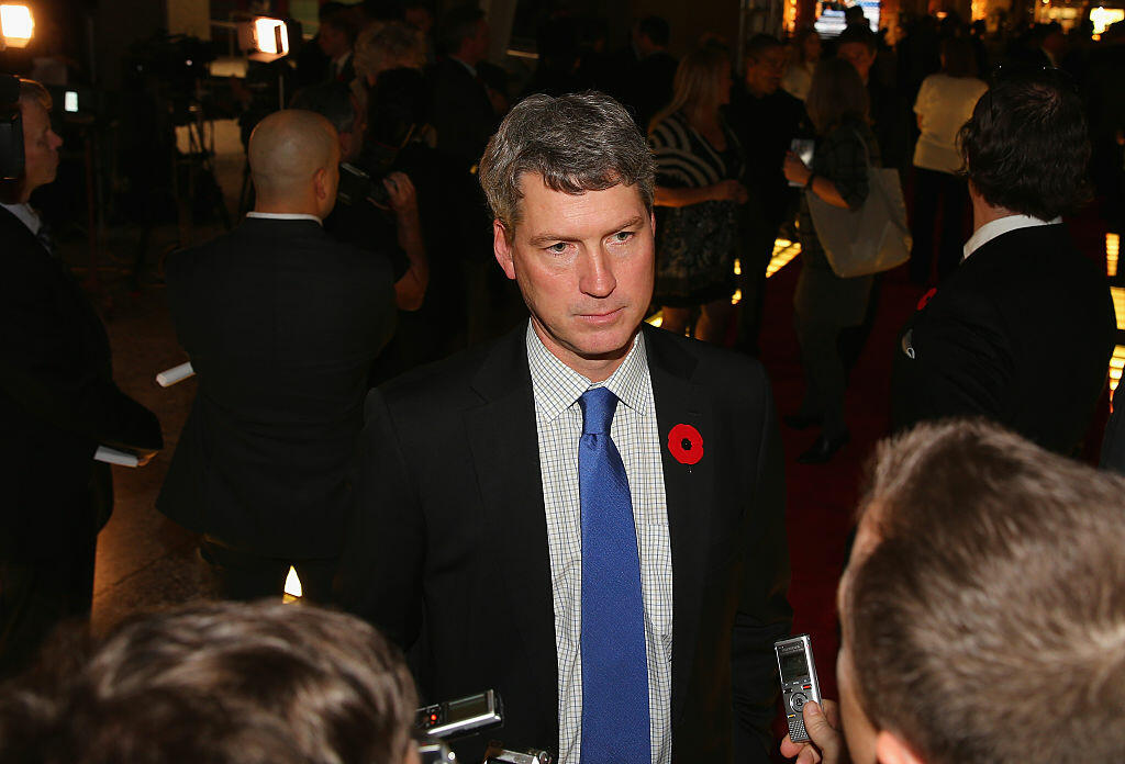TORONTO, ON - NOVEMBER 09: Chuck Fletcher  walks the red carpet prior to the 2015 Hockey Hall of Fame Induction Ceremony at Brookfield Place on November 9, 2015 in Toronto, Ontario, Canada.  (Photo by Bruce Bennett/Getty Images)