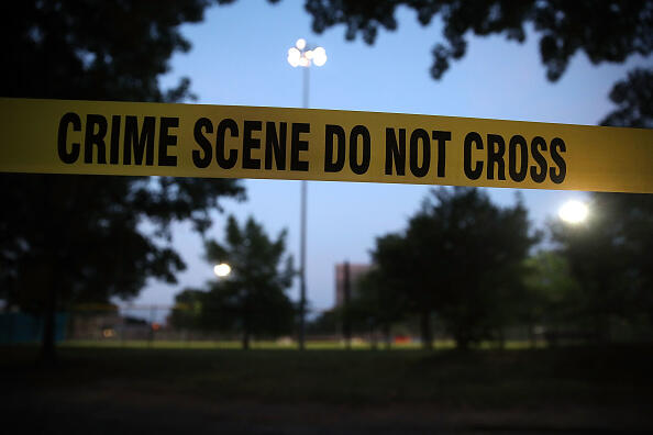 ALEXANDRIA, VA - JUNE 15: Crime scene tape surrounds the Eugene Simpson Field, the site where a gunman opened fire June 15, 2017 in Alexandria, Virginia. Multiple injuries were reported from the instance, the site where a congressional baseball team was holding an early morning practice, including House Republican Whip Steve Scalise (R-LA) who was shot in the hip.   (Photo by Mark Wilson/Getty Images)