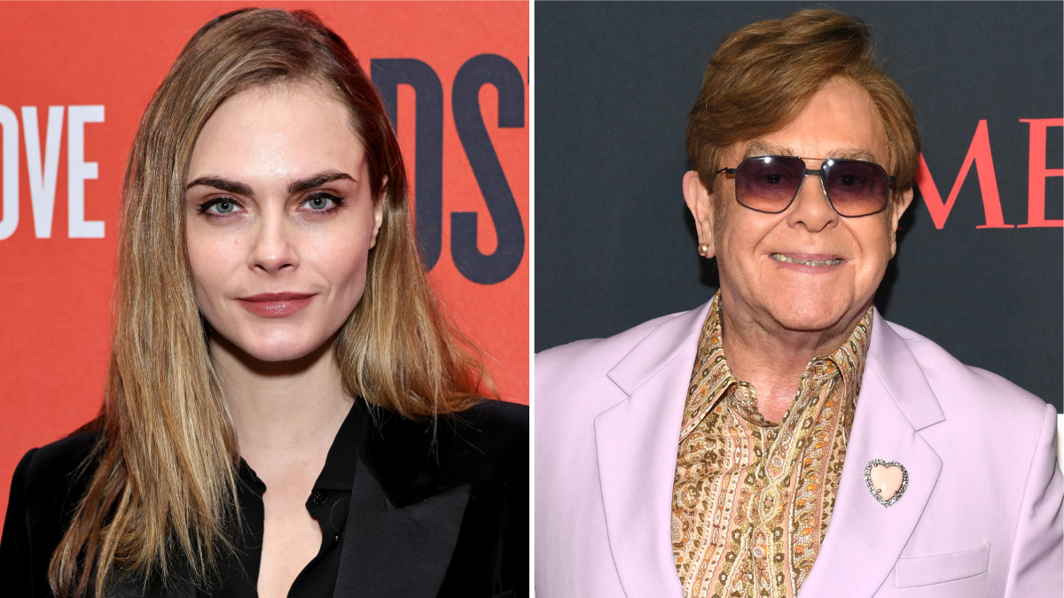 Cara Delevingne Is Unrecognizable As Elton John In New Music Video Iheart