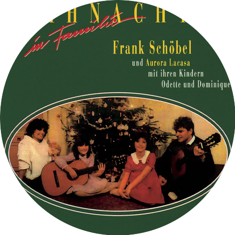 Frank Schöbel und Aurora Lacasa mit ihren Kindern Odette und Dominique