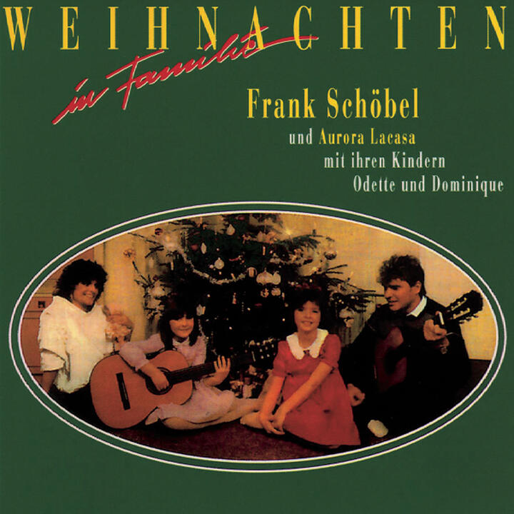 Frank Schöbel und Aurora Lacasa mit ihren Kindern Odette und Dominique