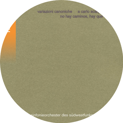 Sinfonie Or hester des Südwestfunks