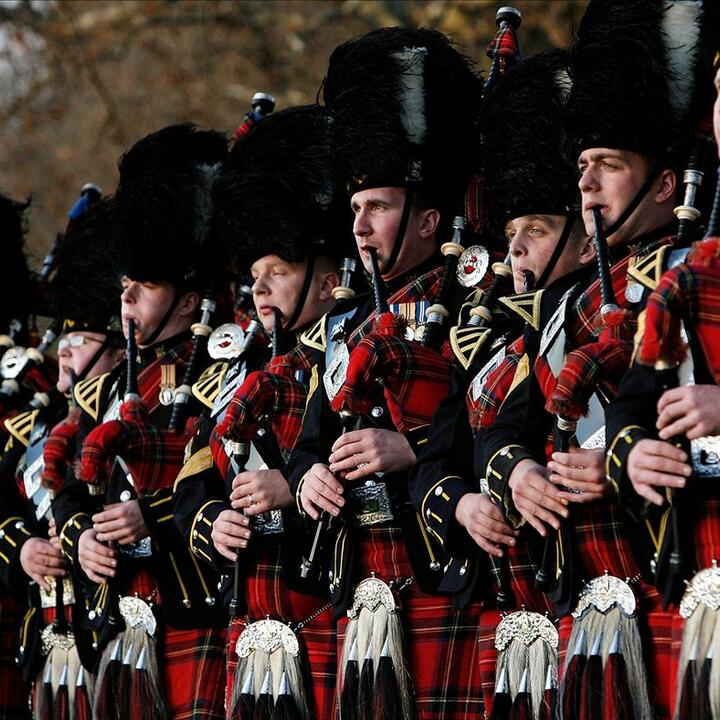 The Pipes And Drums Of The Military Band Of The Royal Scots Dragoon Guards