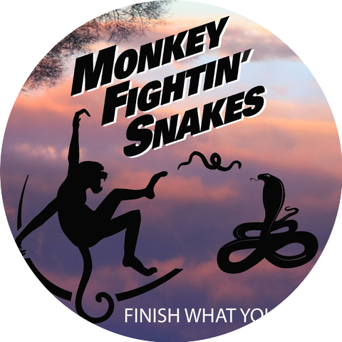 Monkey Fightin' snakes