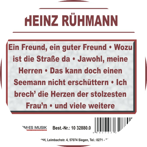 Heinz Rühmann mit Begleitorchester Otto Dobrindt