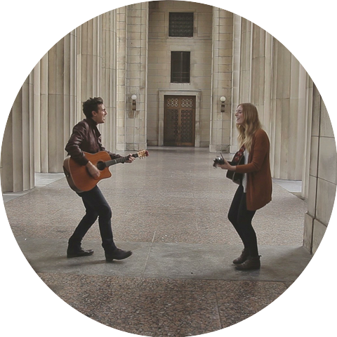 Landon Austin and Megan Davies