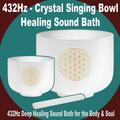 432Hz Crystal Singing Bowl Healing Sound Bath