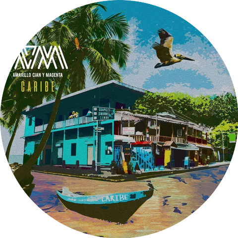 Amarillo Cian y Magenta