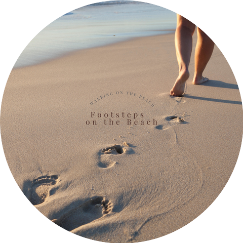 Footsteps on the Beach