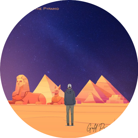 Pharaoh and The Pyramid and Ally Gold