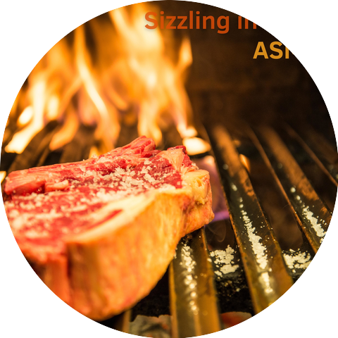 ASMR Sizzling in a Pan