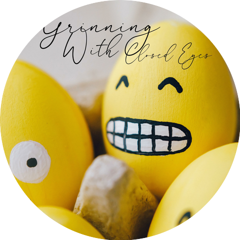 Grinning With Closed Eyes