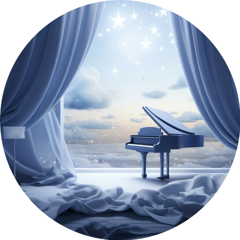 Piano and Ocean Waves Experience