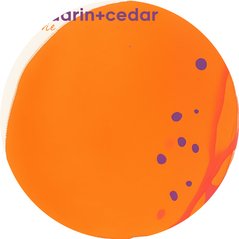 mandarin + cedar