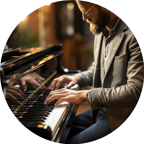 Cafetería Jazz Piano Escalofriante