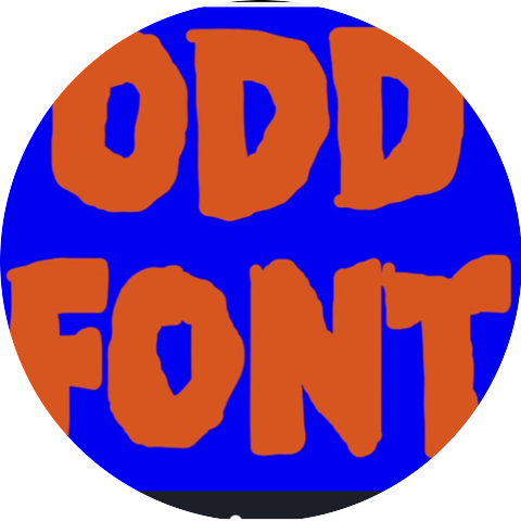 odd font