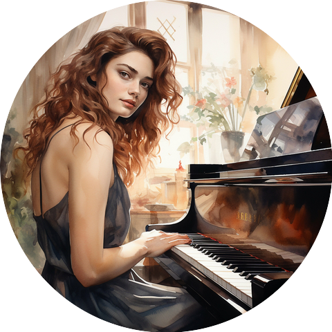 Nostalgic Piano Girl