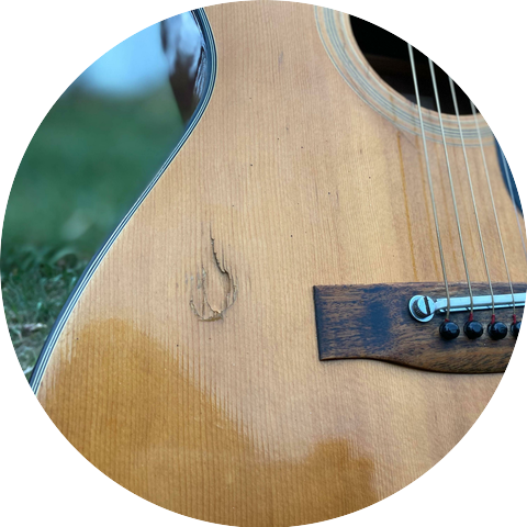 the broken instrument