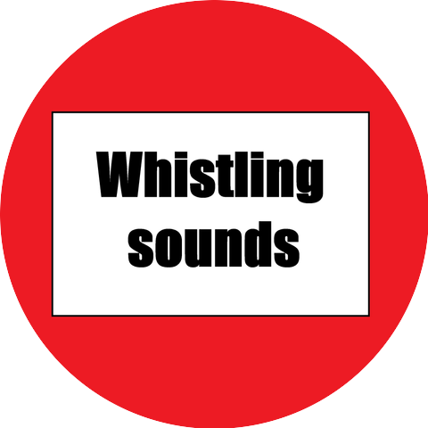 Whistling sounds