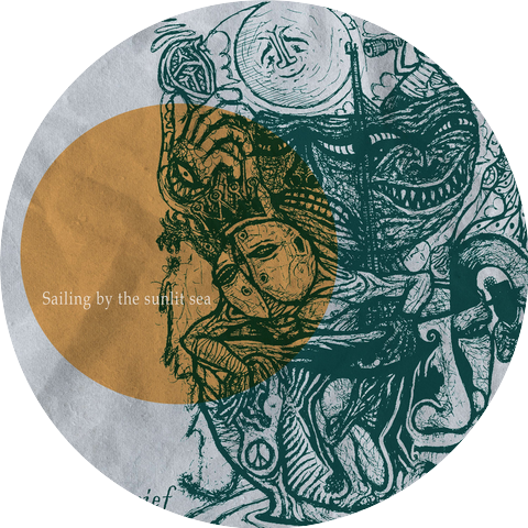 sailing by the sunlit sea