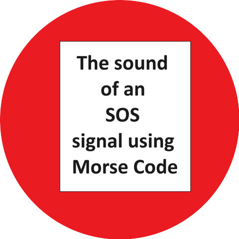 The sound of the SOS signal