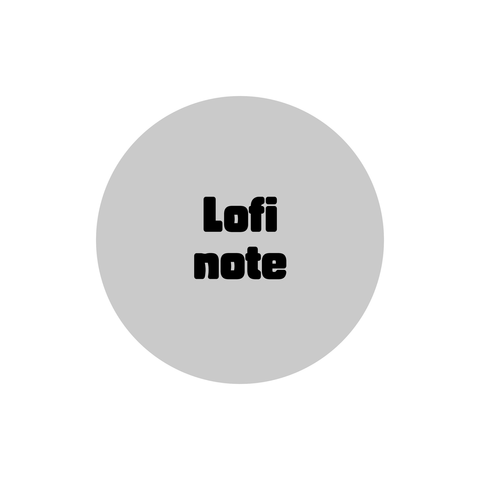Lofi note