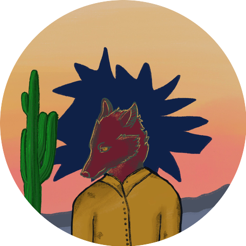 Mosaic Coyote