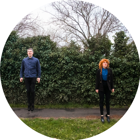 Jed Palmer and Zoë Barry