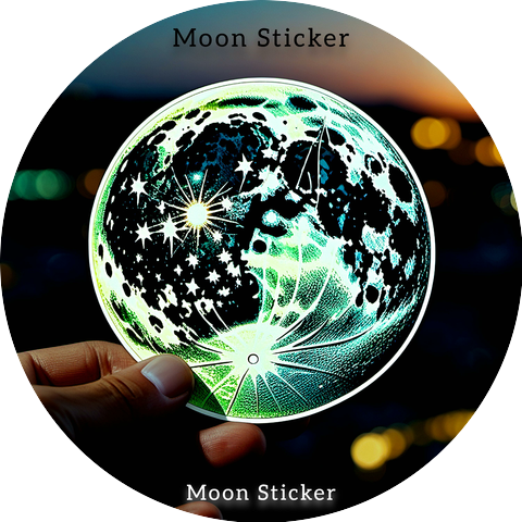 Moon Sticker