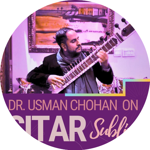 Dr. Usman Chohan on Sitar