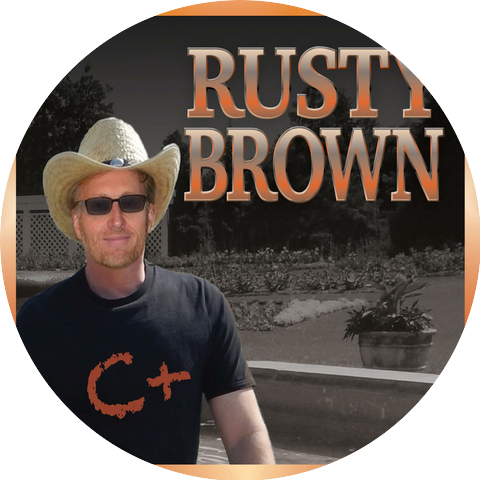 rusty brown