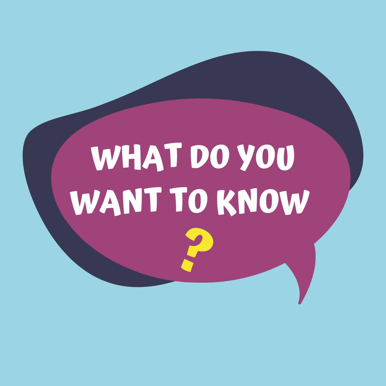 What Do You Want To Know IHeartRadio