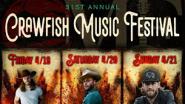 Enter for VIP Tickets to Crawfish Music Festival!