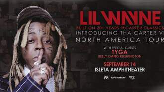Lil Wayne is coming to Isleta Amphitheater!