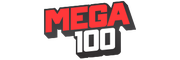 Logo for 100.1 FM // Mega 100 Stockton - The Valley's Greatest Throwbacks