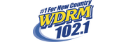 Logo for 102.1 WDRM - Huntsville's #1 For New Country 
