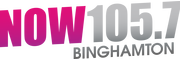 Logo for NOW 105.7 - All The Hits For Binghamton!