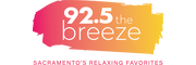 Logo for 92.5 The Breeze - Sacramento's Relaxing Favorites