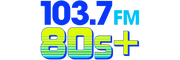 Logo for 103.7 FM 80s+  - Eighties Hits... Plus More! San Francisco Bay Area.