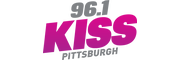 Logo for 96.1 KISS - Pittsburgh's #1 Hit Music Station