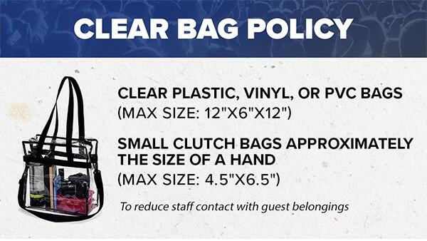 Live Nation Concert Clear Bag Policy, 102.5 KNIX